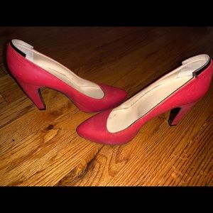 Balenciaga classic red leather pump 37